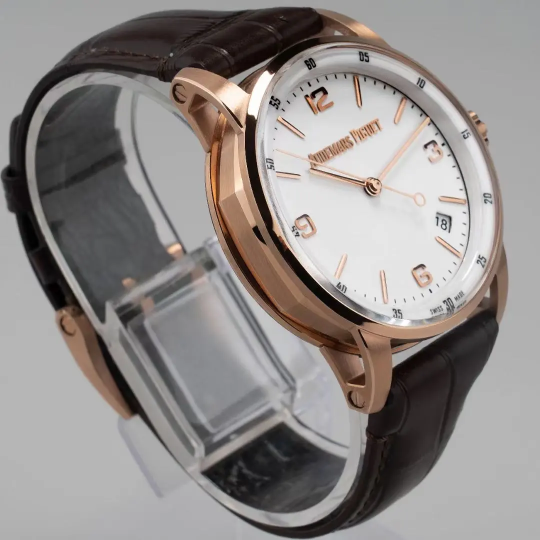JF Factory Audemars Piguet Code 11.59 White Dial Brown Leather – Premium Super Clone Watch Replica - 图片 7