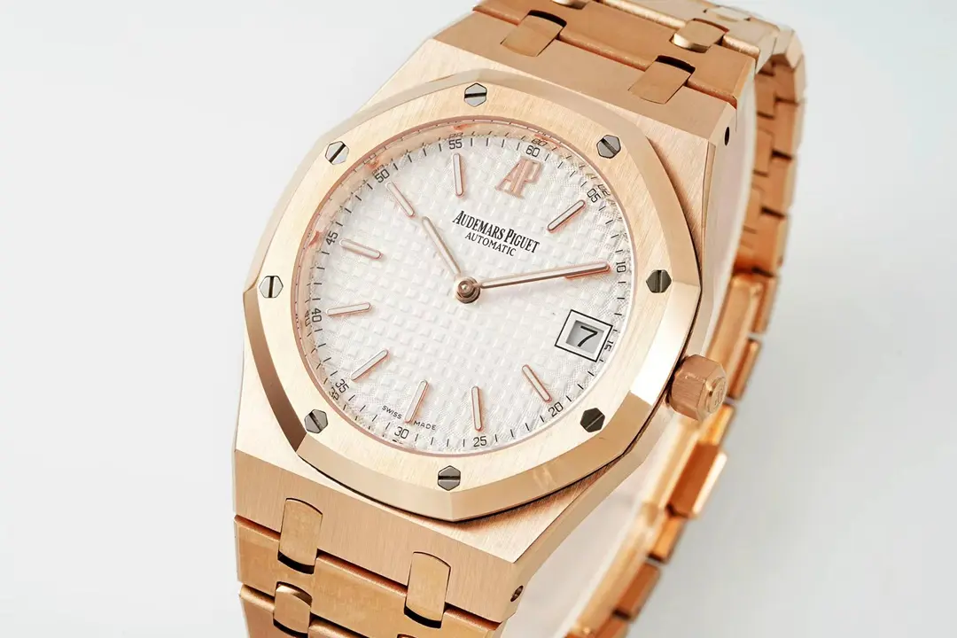 JF Factory Audemars Piguet Royal Oak 15202 Rose Gold Super Clone Replica Watch - 图片 3