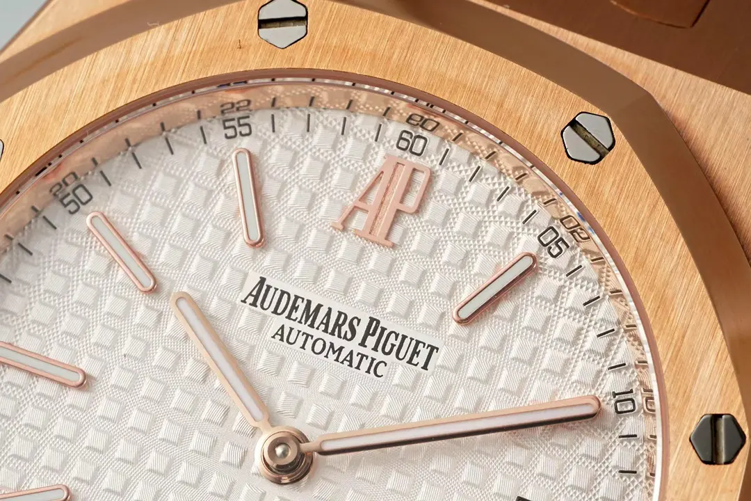 JF Factory Audemars Piguet Royal Oak 15202 Rose Gold Super Clone Replica Watch - 图片 4