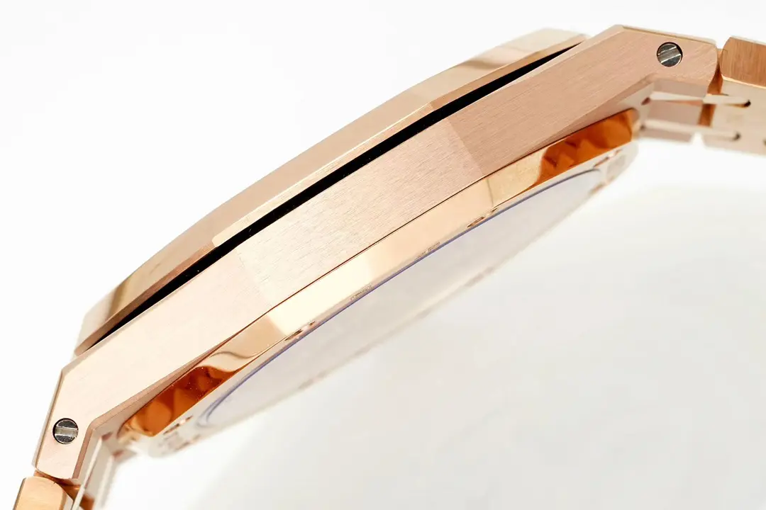 JF Factory Audemars Piguet Royal Oak 15202 Rose Gold Super Clone Replica Watch - 图片 8