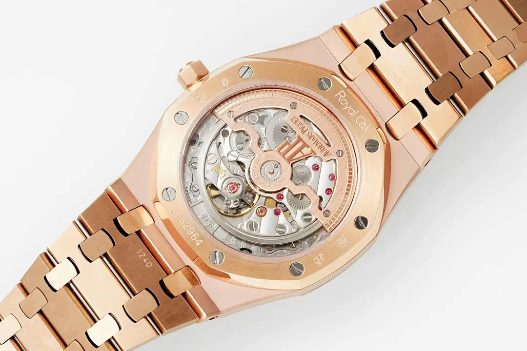 JF Factory Audemars Piguet Royal Oak 15202 Rose Gold Super Clone Replica Watch - 图片 9