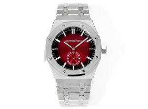 JF Factory Audemars Piguet Royal Oak 26591IP Red Dial Steel Super Clone Replica Watch