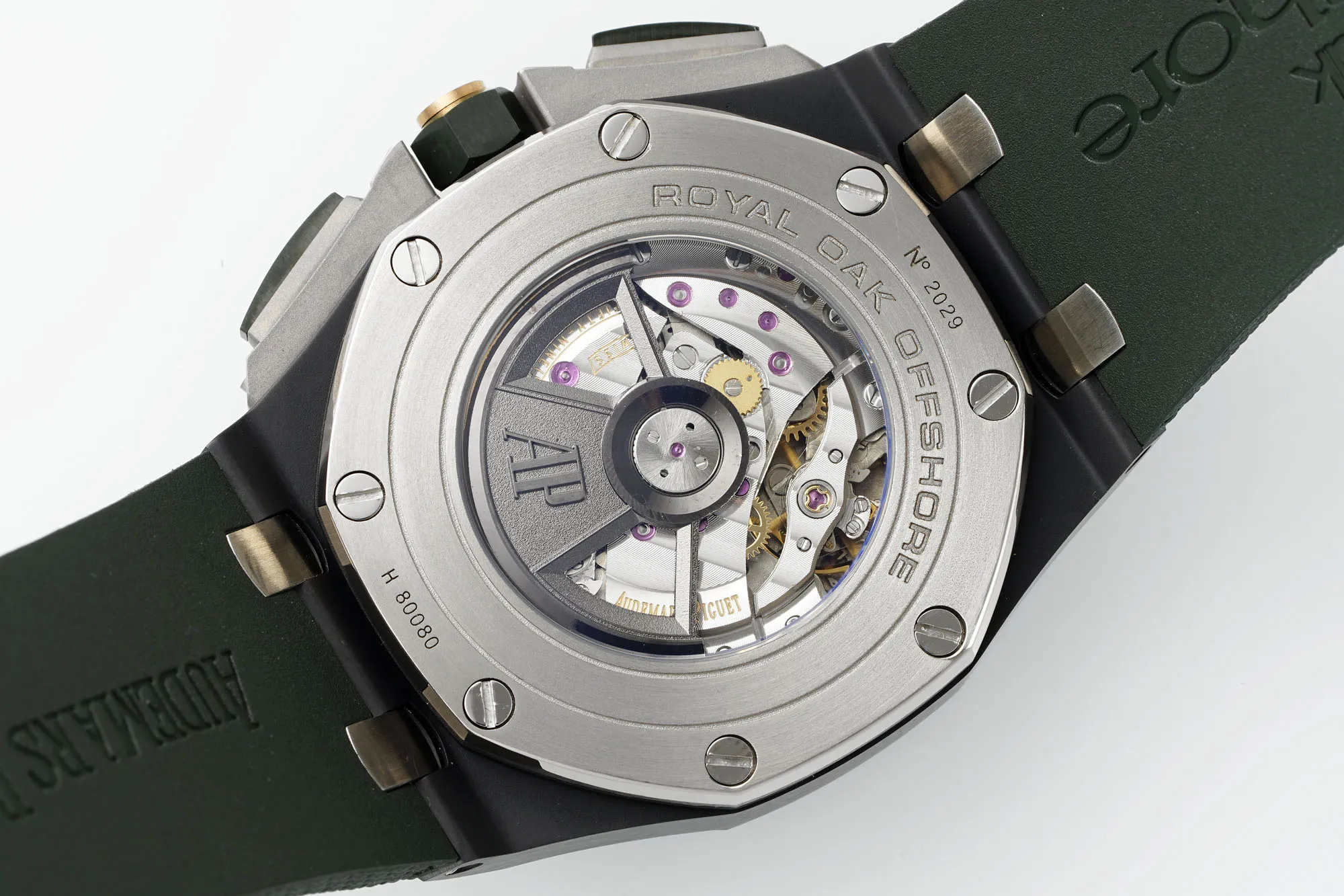 JF Factory Audemars Piguet Royal Oak Offshore 26400 Green Super Clone Watch - 图片 8