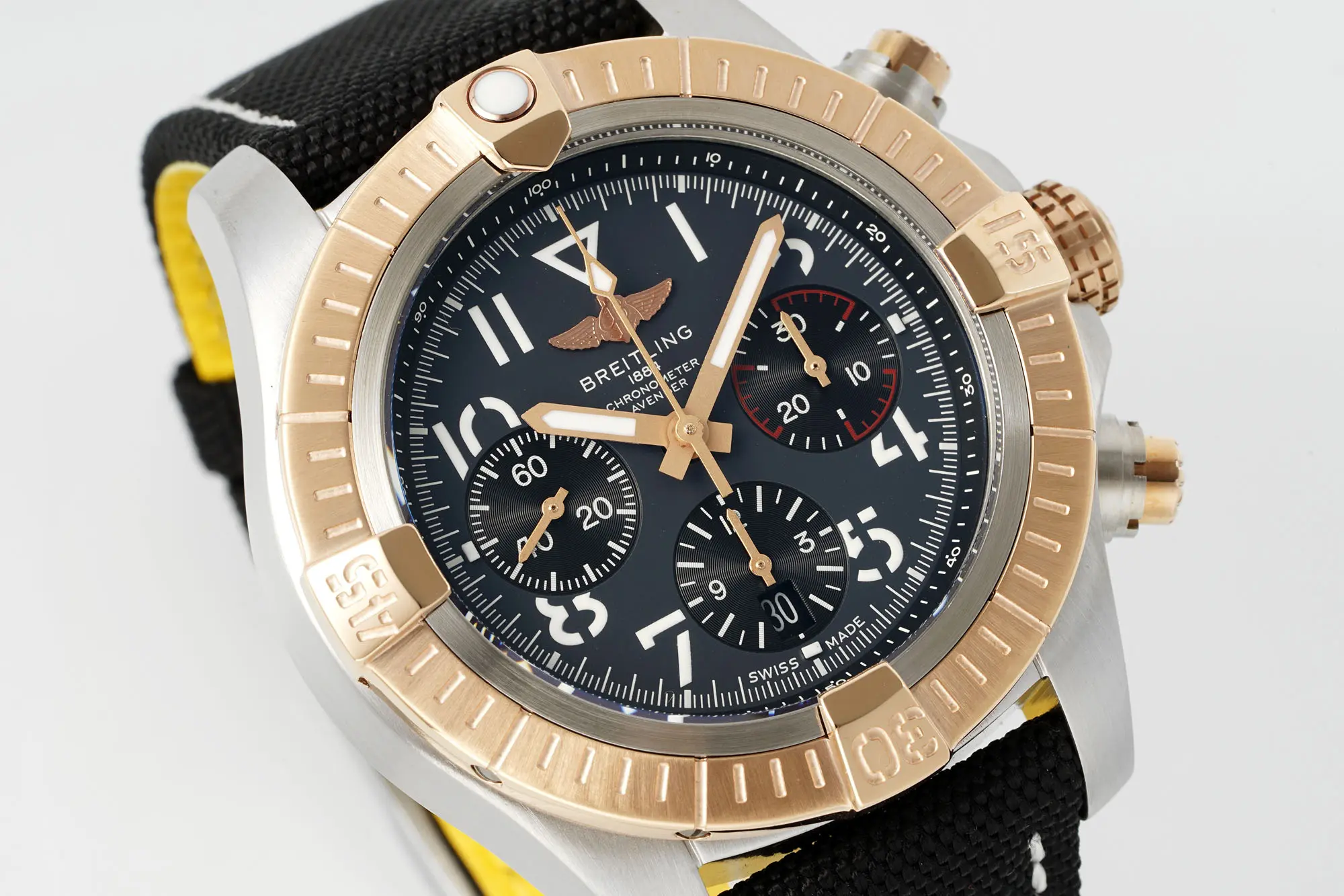 JF Factory Breitling Avenger B01 Chronograph Black – Premium Super Clone Watch - 图片 9