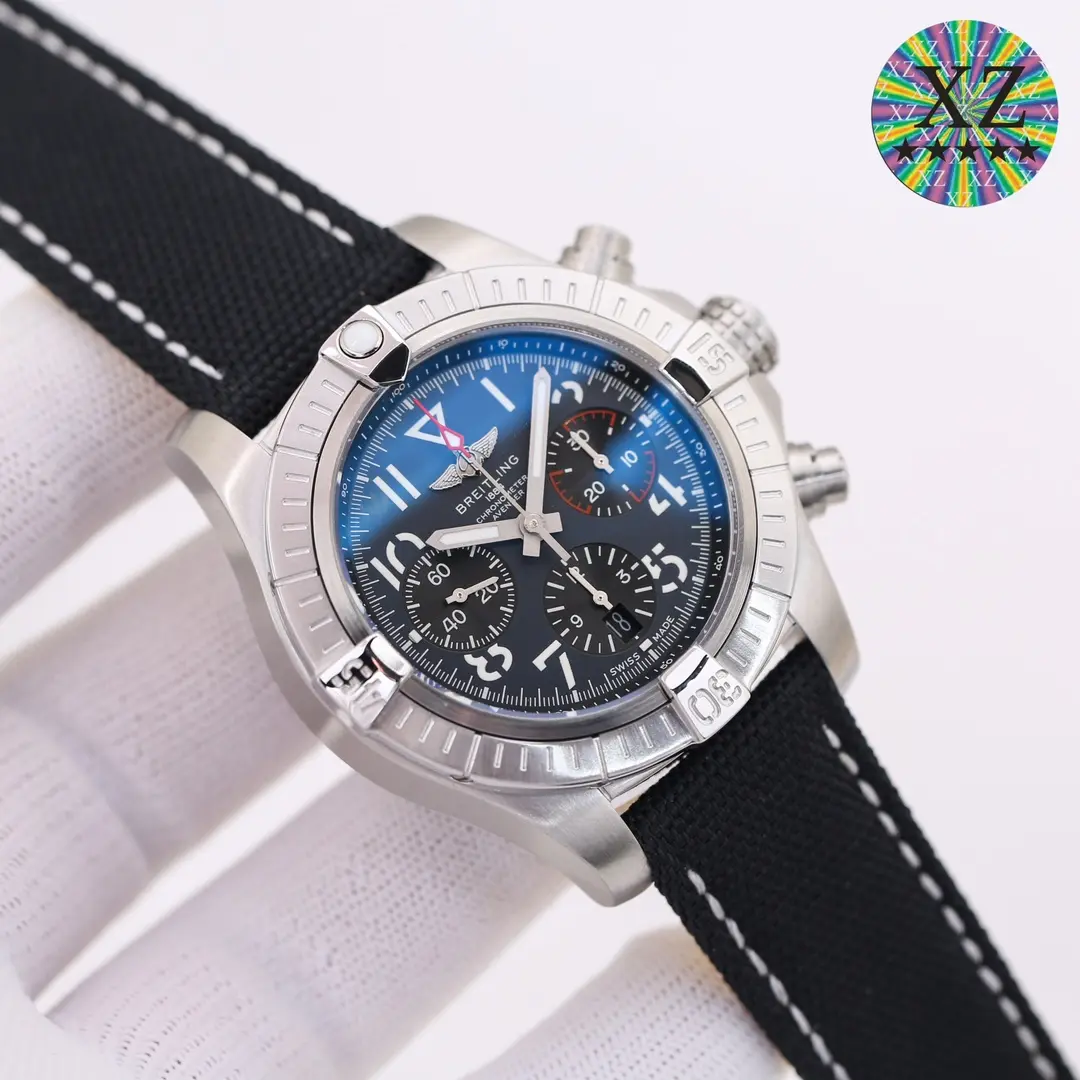 JF Factory Breitling Avenger B01 Chronograph Blue Dial – Premium Super Clone Watch - 图片 6