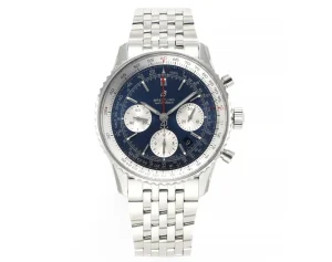 JF Factory Breitling Navitimer 1 B01 Chronograph Blue Steel – Premium Super Clone Watch