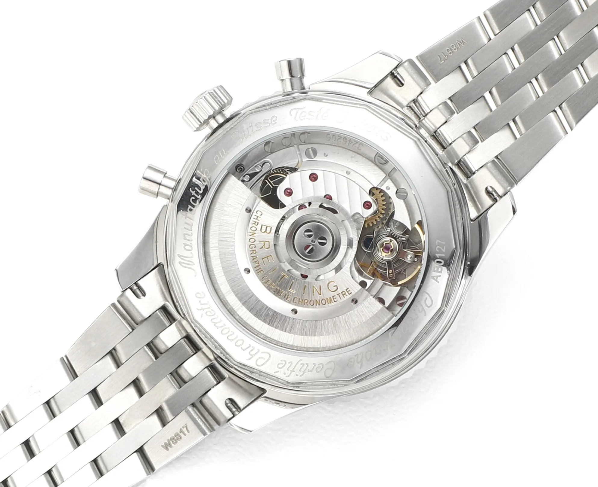 JF Factory Breitling Navitimer 1 B01 Chronograph Silver – Super Clone Watch - 图片 5