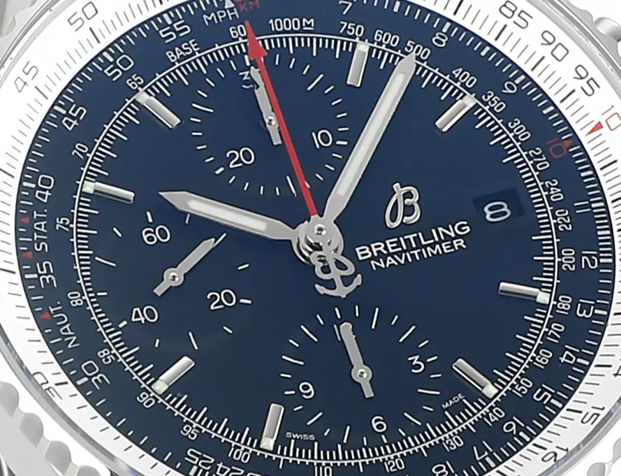 JF Factory Breitling Navitimer Chronograph Blue Dial Steel – Premium Super Clone Watch - 图片 5