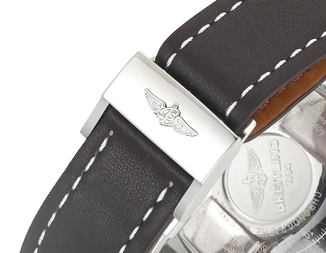 JF Factory Breitling Navitimer Chronograph Silver Leather – Premium Super Clone Watch - 图片 9