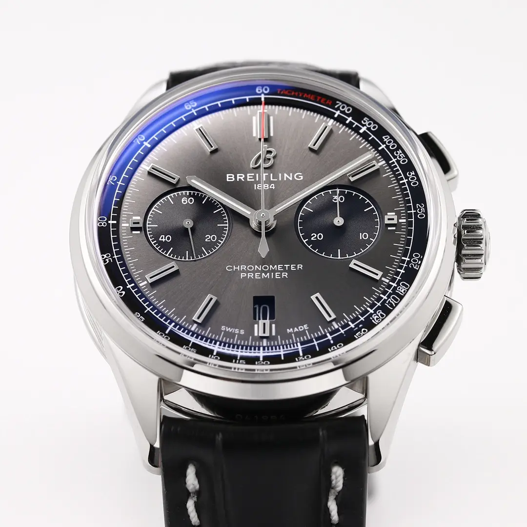 JF Factory Breitling Premier B01 Chronograph Grey Dial – Super Clone Luxury Watch - 图片 8