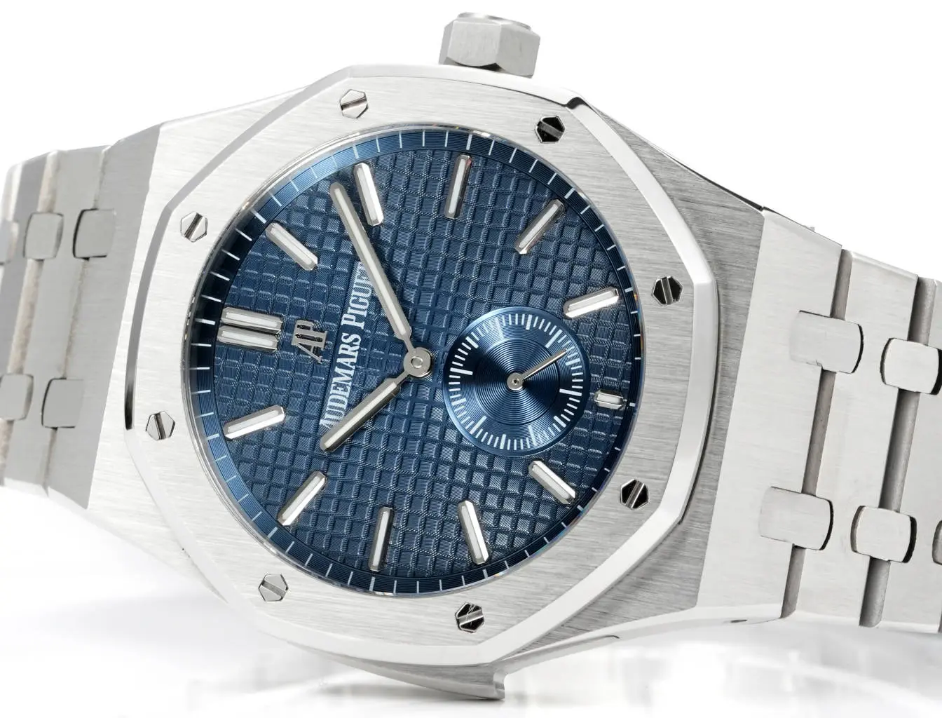 JH Factory Audemars Piguet Royal Oak 26591IP Blue Dial Steel Super Clone Replica Watch - 图片 4