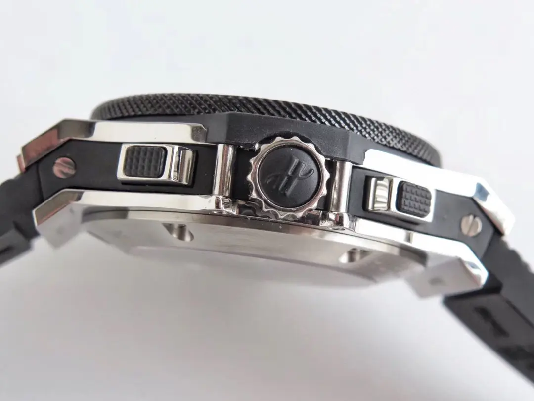 JJ Factory Hublot Big Bang 44mm Black Dial Rubber Strap Chronograph Watch – Super Clone Model 301.PB.131.RX - 图片 5