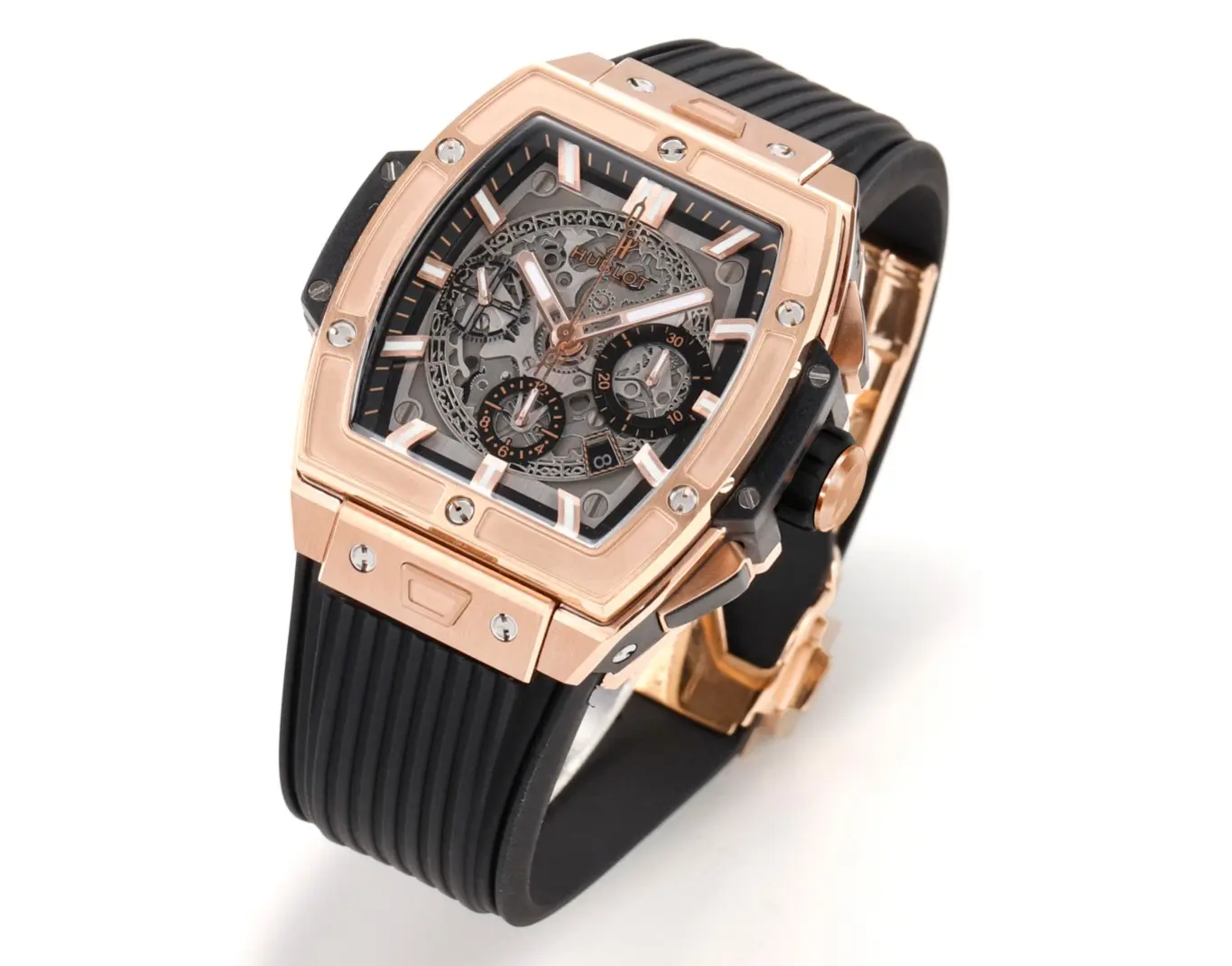 JJ Factory HUBLOT Spirit of Big Bang King Gold Black Rubber Strap Limited Edition Watch – Model 642.NX.0170.RX – Super Clone Edition - 图片 2