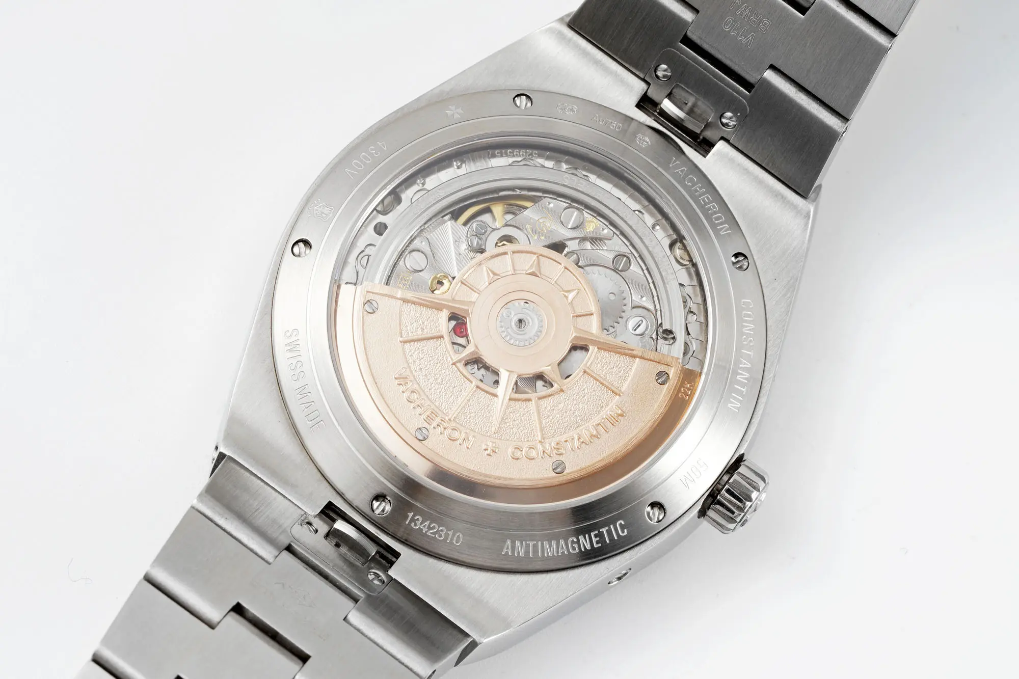 JJ Factory Vacheron Constantin Overseas 4300V Perpetual Calendar Watch – Silver Dial, Stainless Steel Bracelet, Best Super Clone Edition - 图片 8