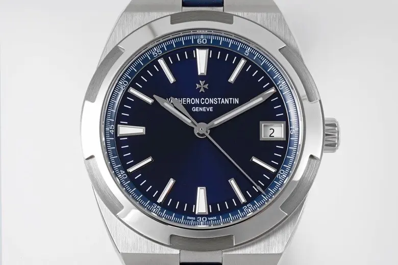 JJ Factory Vacheron Constantin Overseas 4500V Series – Blue Dial, Rubber Strap, Luxury Steel Super Clone Watch - 图片 2