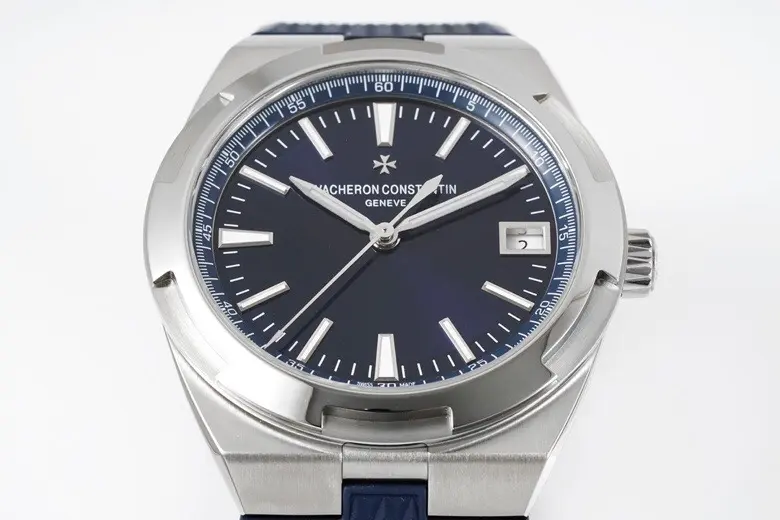 JJ Factory Vacheron Constantin Overseas 4500V Series – Blue Dial, Rubber Strap, Luxury Steel Super Clone Watch - 图片 3