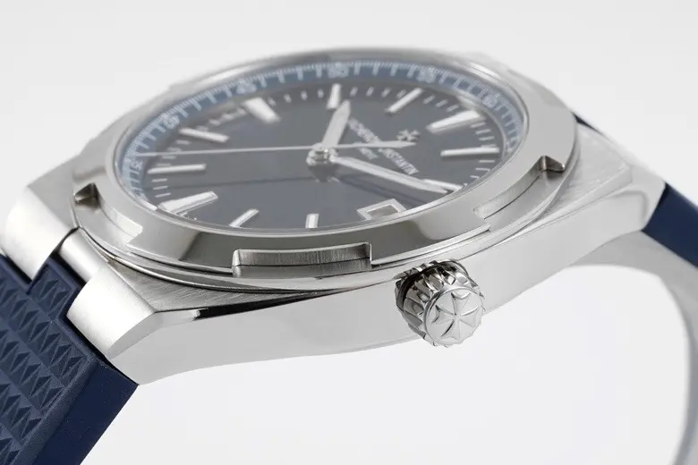 JJ Factory Vacheron Constantin Overseas 4500V Series – Blue Dial, Rubber Strap, Luxury Steel Super Clone Watch - 图片 6