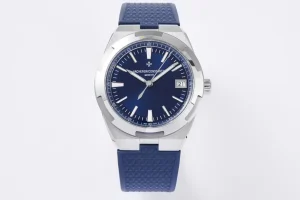 JJ Factory Vacheron Constantin Overseas 4500V Series – Blue Dial, Rubber Strap, Luxury Steel Super Clone Watch – Best Replica Quality