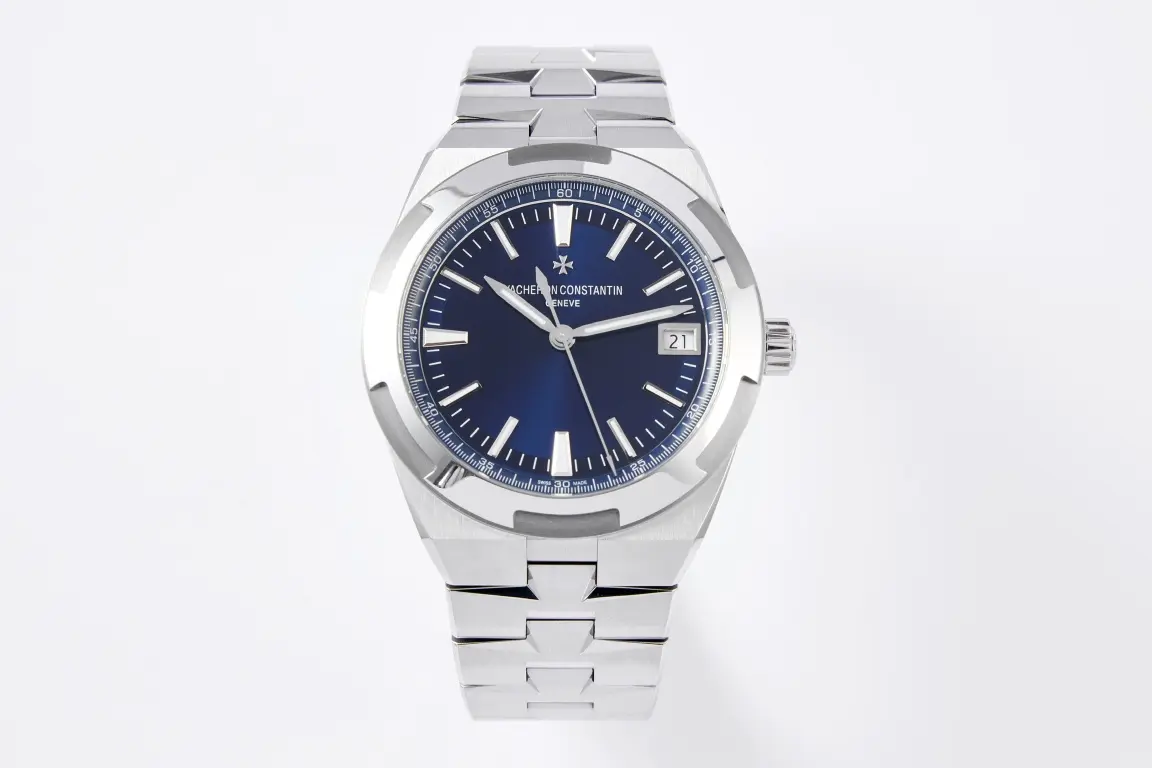 JJ Factory Vacheron Constantin Overseas 4500V Series – Blue Dial, Stainless Steel Super Clone Watch, Best Replica, 41mm
