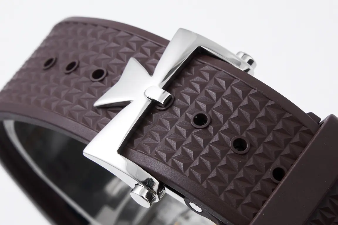 JJ Factory Vacheron Constantin Overseas 4500V Series – Brown Dial, Rubber Strap, Luxury Steel Super Clone Watch – Best Replica Quality - 图片 9