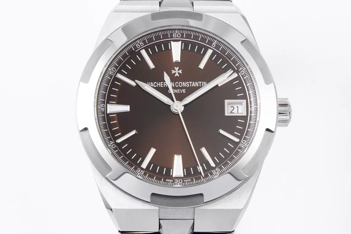 JJ Factory Vacheron Constantin Overseas 4500V Series – Brown Dial, Stainless Steel Bracelet, Luxury Automatic Super Clone Watch – Best Replica Quality - 图片 2