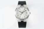 JJ Factory Vacheron Constantin Overseas 4500V Series – Silver Dial, Black Rubber Strap, Luxury Steel Super Clone Watch – Best Replica Quality