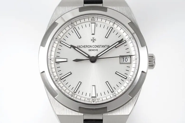 JJ Factory Vacheron Constantin Overseas 4500V Series – Silver Dial, Black Rubber Strap, Luxury Steel Super Clone Watch – Best Replica Quality - 图片 2