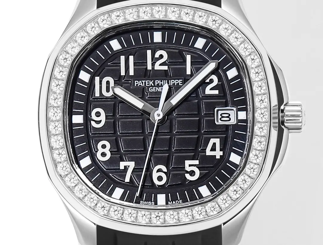 KM Factory Patek Philippe Aquanaut Luce 5268 Black Rubber Super Clone Replica Watch - 图片 5