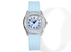 KM Factory Patek Philippe Aquanaut Mechanical Watch Blue Rubber – Premium Super Clone Replica