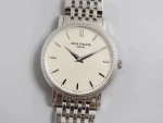 KM Factory Patek Philippe Calatrava 5120G Silver Super Clone Replica Watch