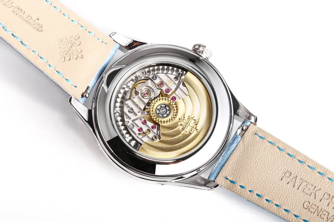 KM Factory Patek Philippe Complications 4947R Blue Leather Super Clone Replica Watch - 图片 7