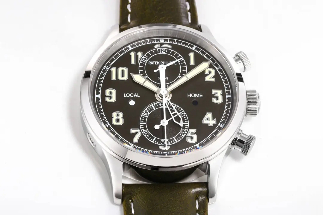 KM Factory Patek Philippe Complications 5924G Grey Leather Super Clone Replica Watch - 图片 2