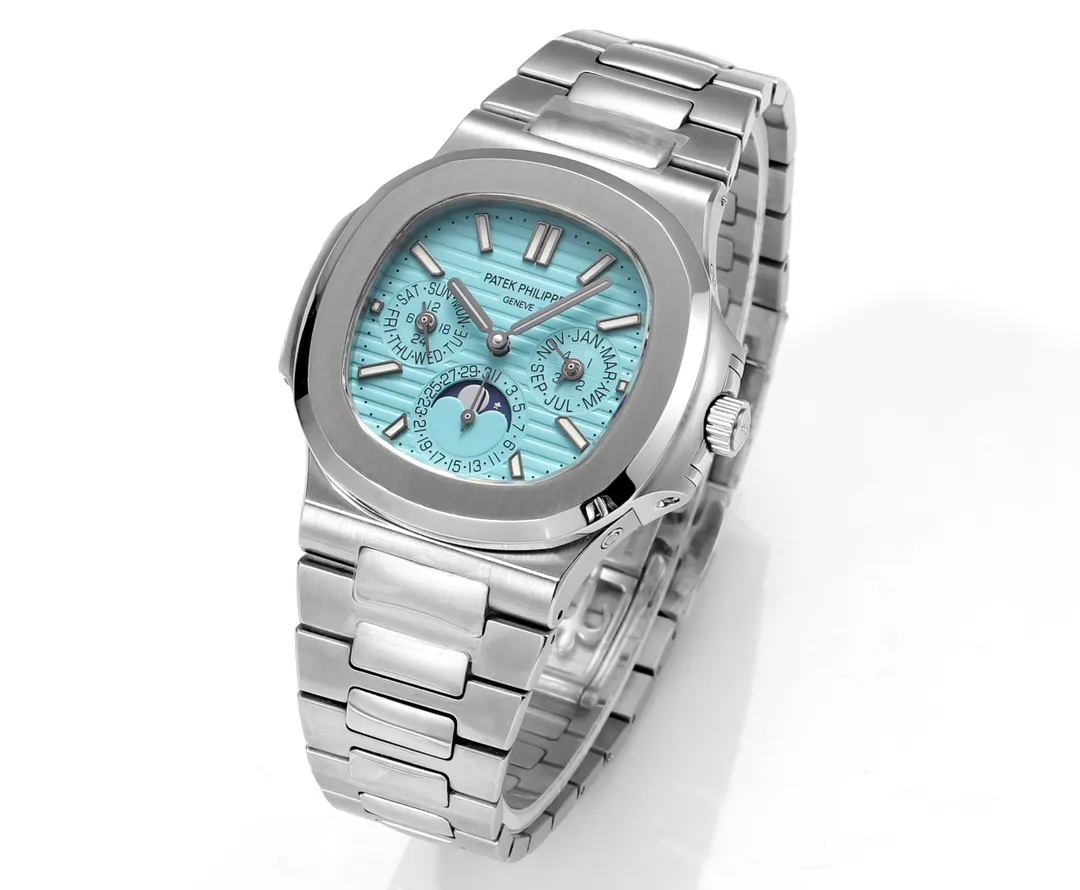 KM Factory Patek Philippe Nautilus 5740/1G Blue Dial Super Clone Replica Watch - 图片 3