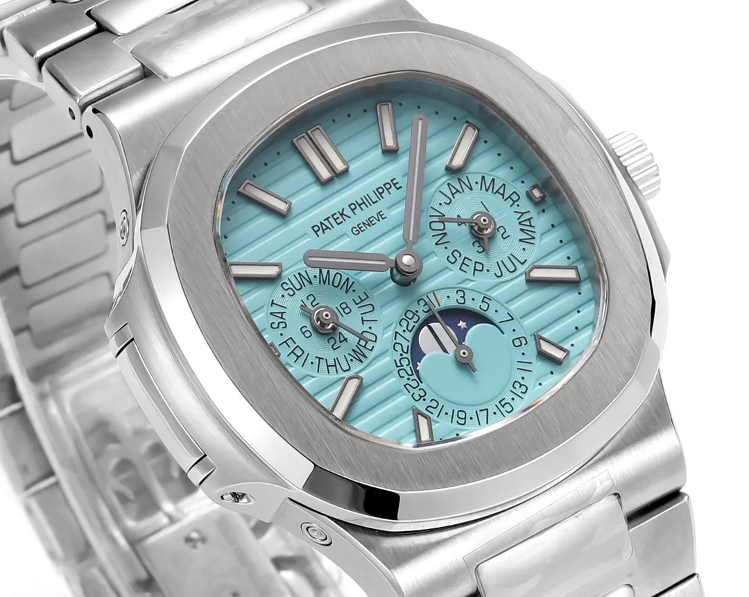 KM Factory Patek Philippe Nautilus 5740/1G Blue Dial Super Clone Replica Watch - 图片 5