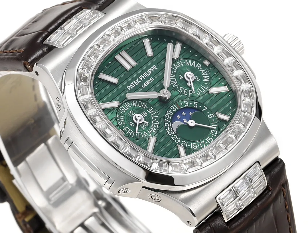 KM Factory Patek Philippe Nautilus 5740 Green Super Clone Replica Watch - 图片 5