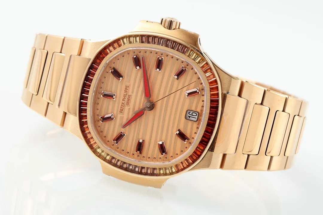 KM Factory Patek Philippe Nautilus 7118/1300R Rose Gold Super Clone Replica Watch - 图片 6