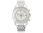 KOR Factory BLS Navitimer Chronograph Silver Stainless Steel – Super Clone Breitling Replica Watch