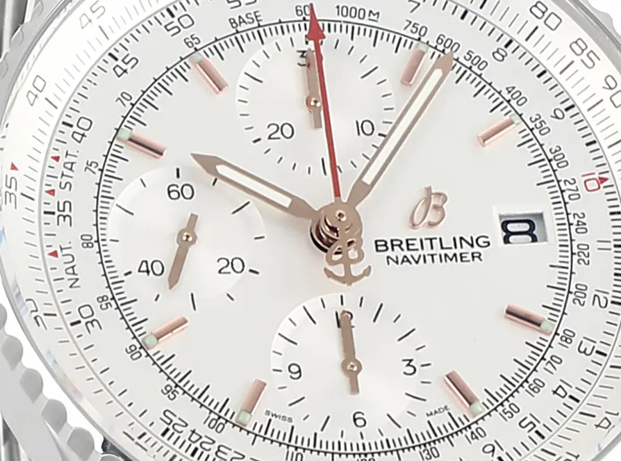 KOR Factory BLS Navitimer Chronograph Silver Stainless Steel – Super Clone Breitling Replica Watch - 图片 6