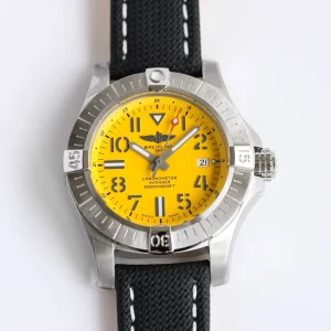 KOR Factory Breitling Avenger Automatic 45 Seawolf Yellow – Super Clone Watch