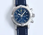 KOR Factory Breitling Avenger Chronograph 43 Blue Fabric – Super Clone Watch Replica