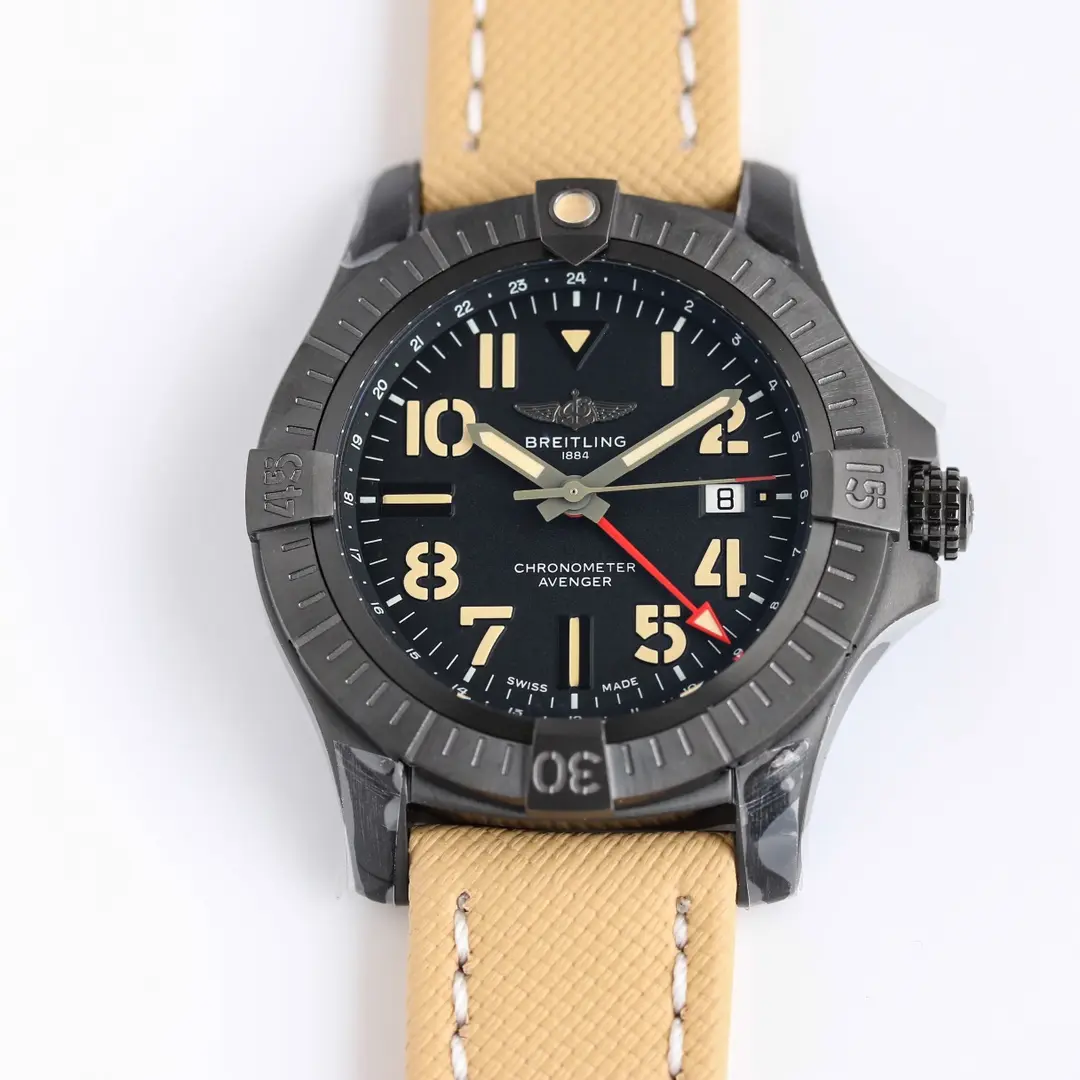 KOR Factory Breitling Avenger GMT 45 Night Mission Black – Super Clone Watch