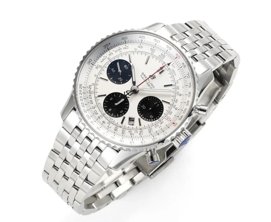 KOR Factory Breitling Navitimer 1 B01 Chronograph Silver – Super Clone Watch - 图片 2