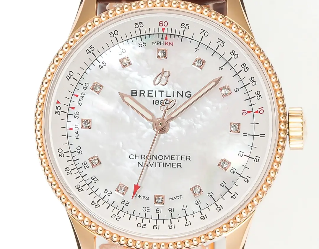 KOR Factory Breitling Navitimer Automatic Brown Leather – Super Clone Watch Masterpiece - 图片 3
