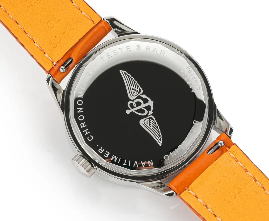 KOR Factory Breitling Navitimer Automatic Orange Leather – Super Clone Watch - 图片 9