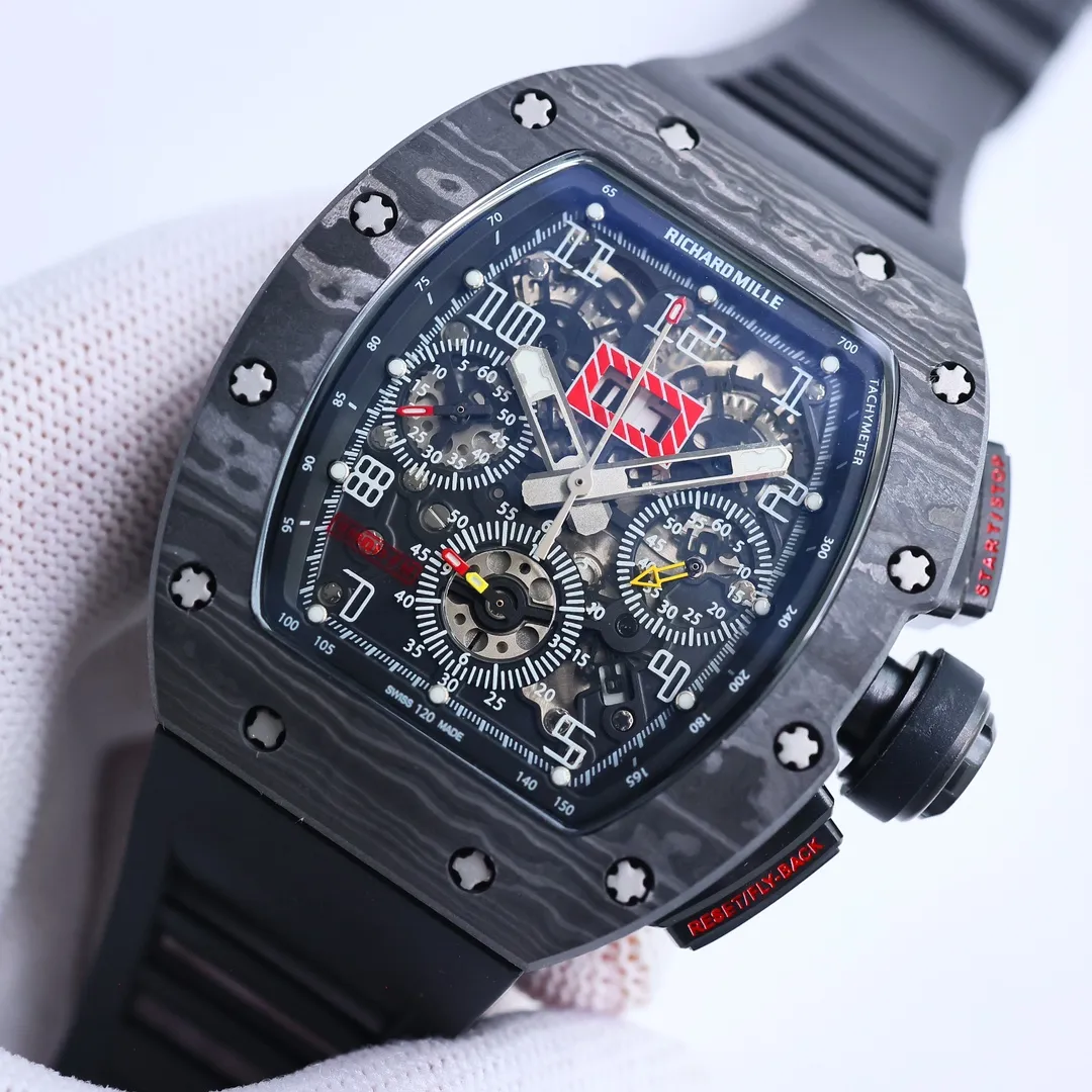 KV Factory Richard Mille RM011-FM Black Chronograph Super Clone Watch – Premium Replica Richard Mille - 图片 3