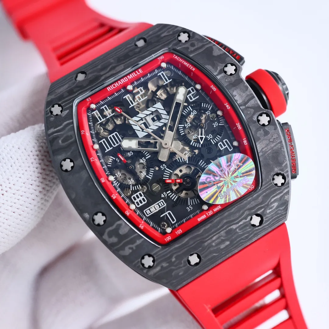 KV Factory Richard Mille RM011-FM Red Chronograph Super Clone Watch – Premium Replica Richard Mille