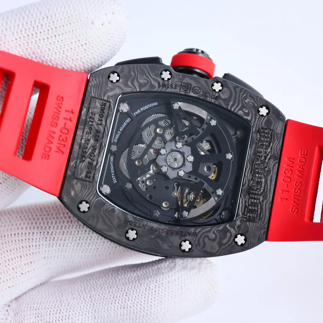 KV Factory Richard Mille RM011-FM Red Chronograph Super Clone Watch – Premium Replica Richard Mille - 图片 7