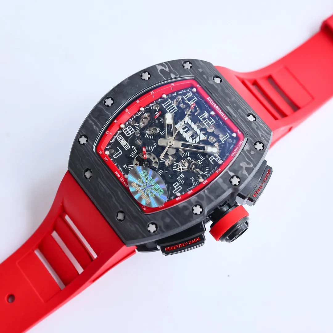 KV Factory Richard Mille RM011-FM Red Chronograph Super Clone Watch – Premium Replica Richard Mille - 图片 9