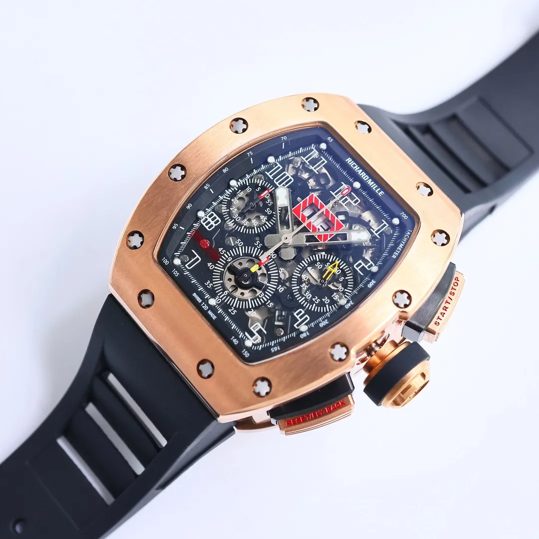 KV Factory Richard Mille RM011-FM Rose Gold Chronograph – Premium Super Clone Watch - 图片 9