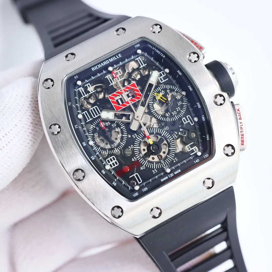KV Factory Richard Mille RM011-FM Titanium Chronograph Black – Super Clone Watches